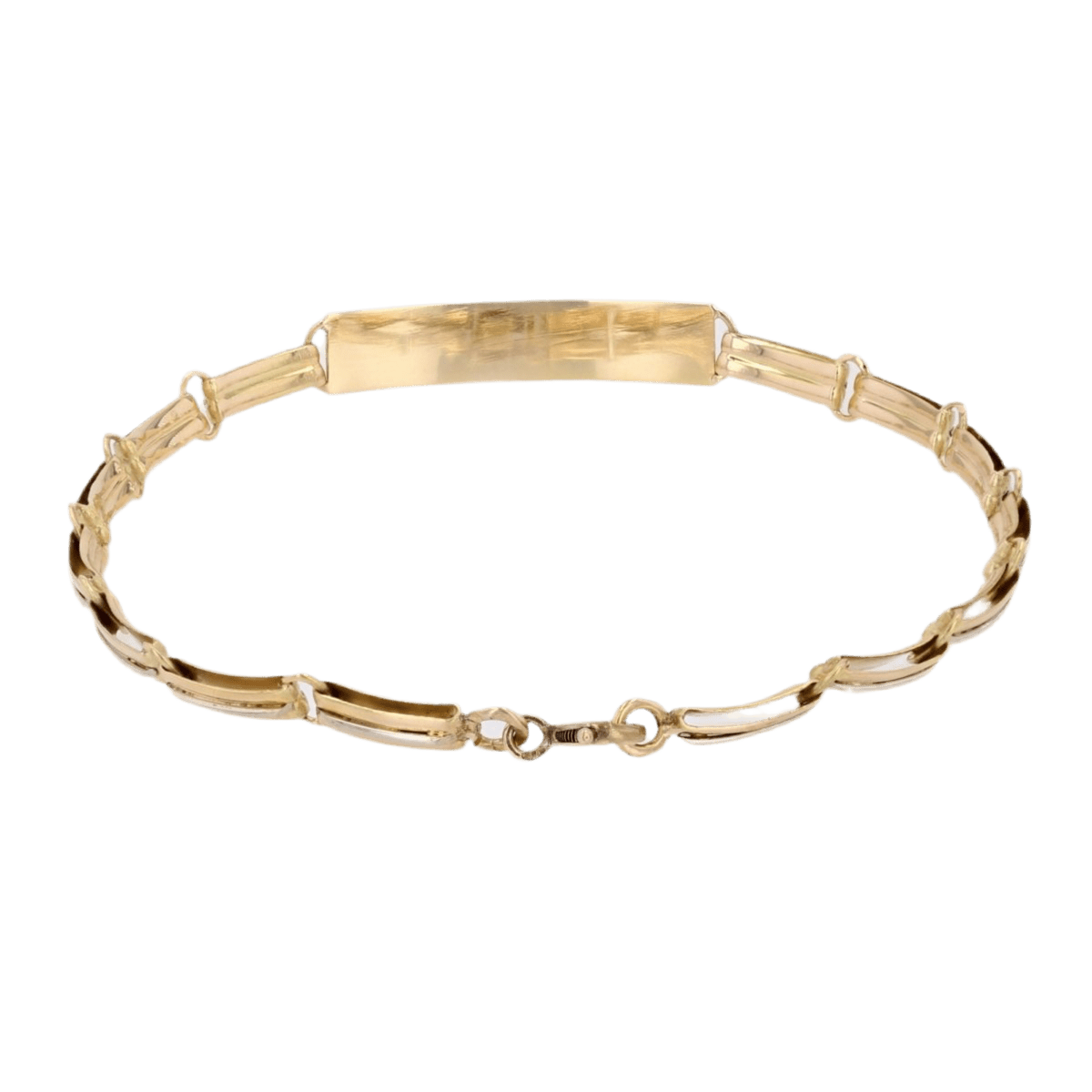 Bracelet Maille en or jaune et or blanc - Castafiore
