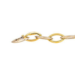 Bracelet Maille en or jaune et or blanc - Castafiore