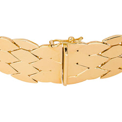 Bracelet Maille en or jaune et or blanc - Castafiore