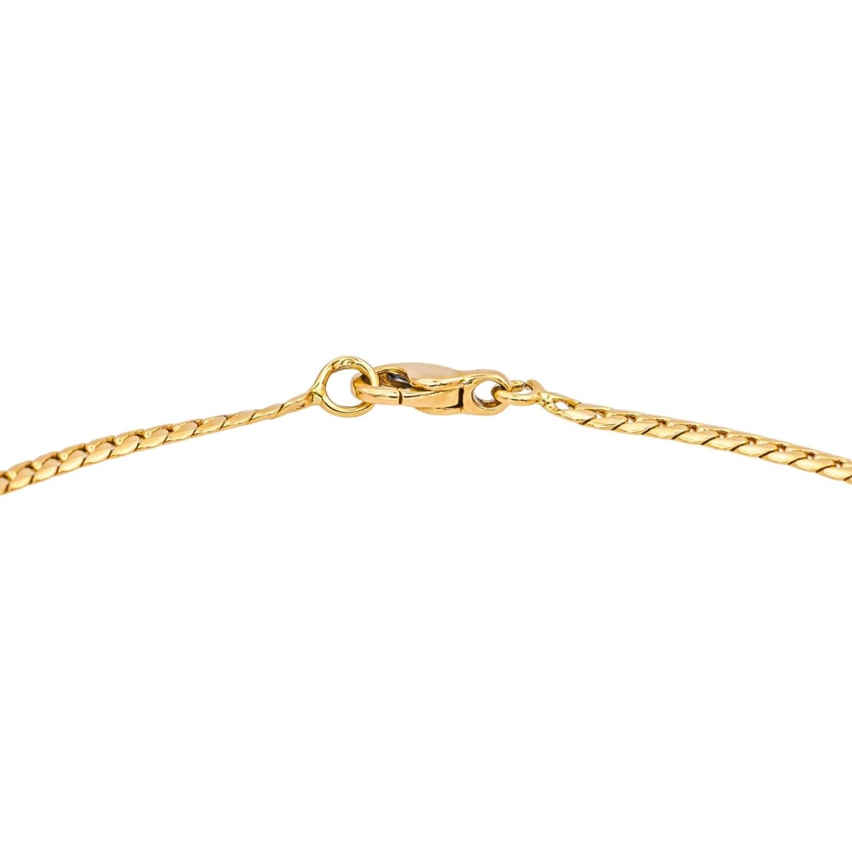 Bracelet Maille en or jaune et saphirs - Castafiore