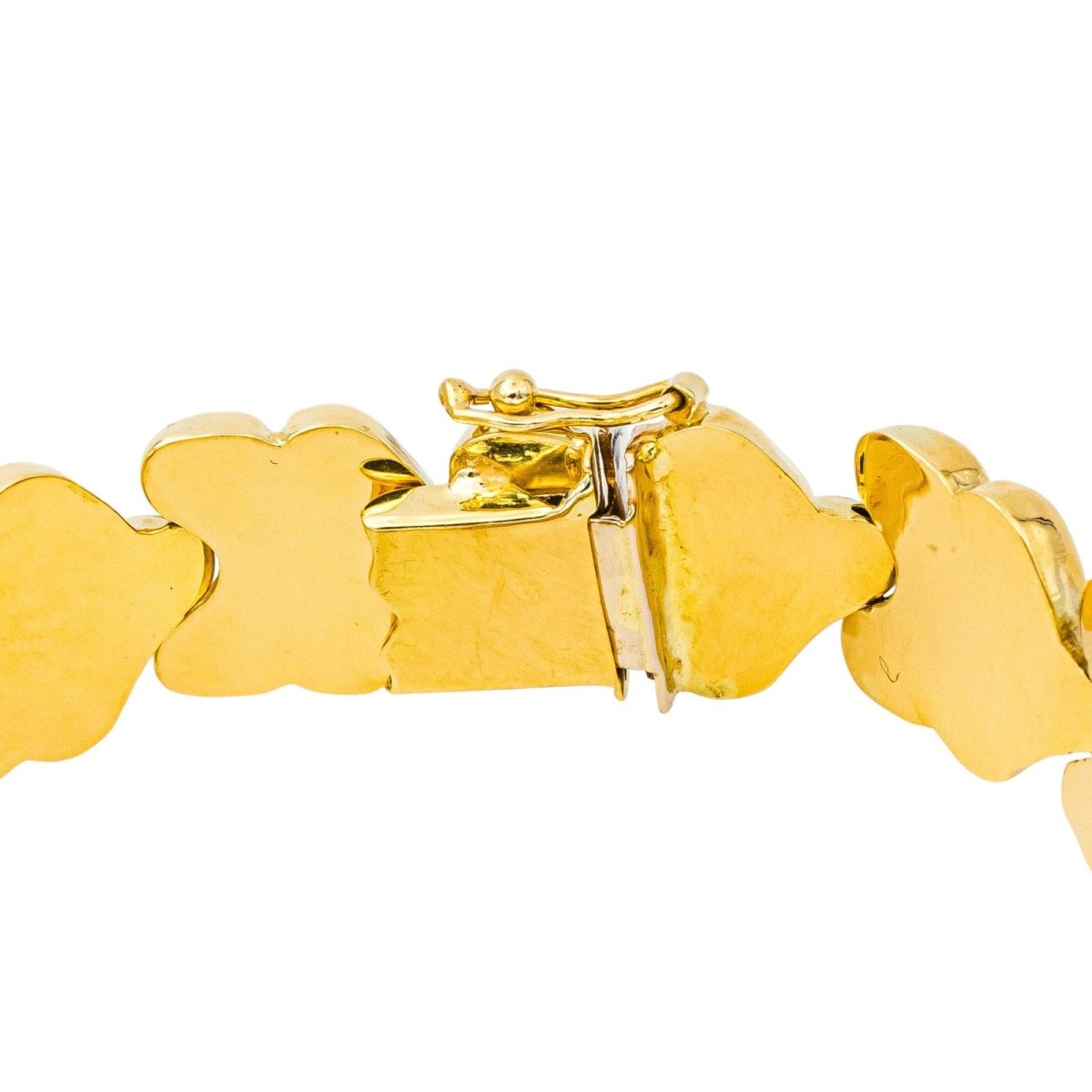 Bracelet Maille en or jaune, saphir, et diamants - Castafiore