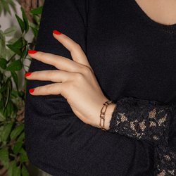 Bracelet Maille en or rose - Castafiore