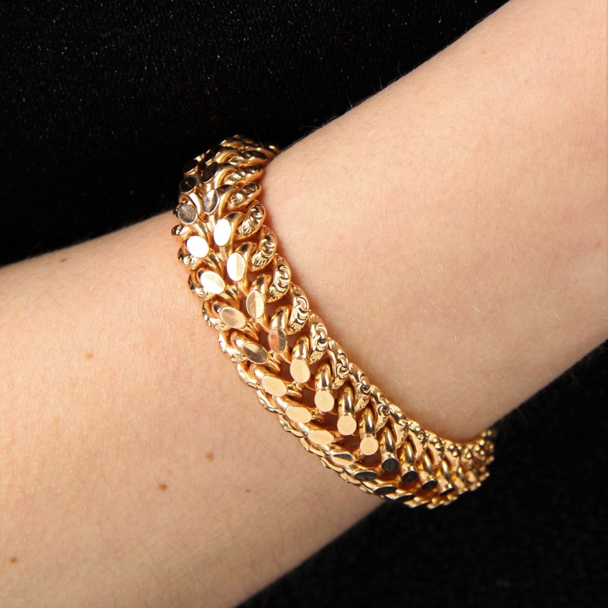 Bracelet Maille en or rose - Castafiore