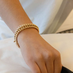 Bracelet Maille en or rose - Castafiore