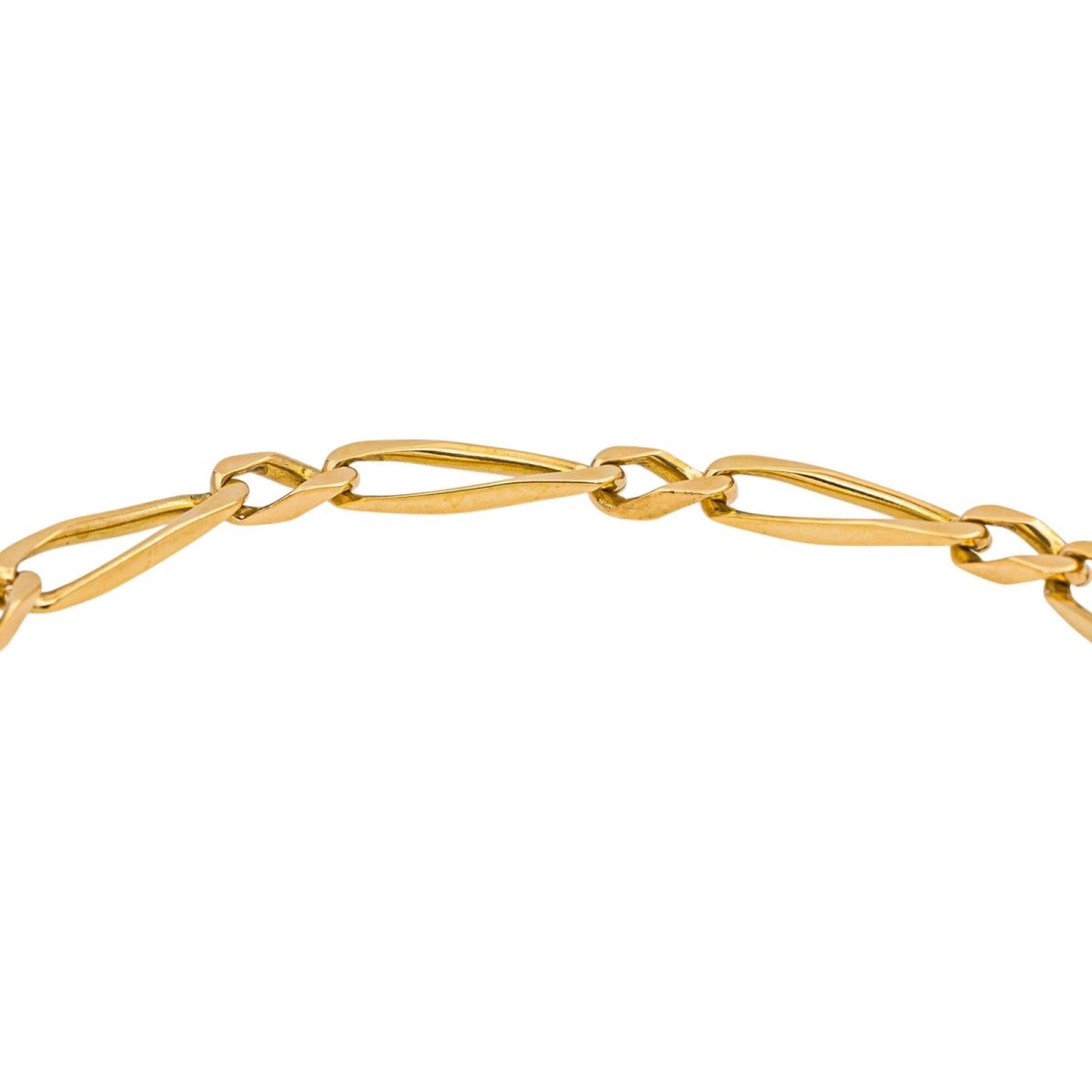 Bracelet Maille figaro Or jaune - Castafiore