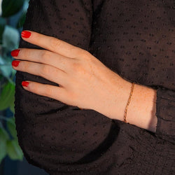 Bracelet Maille figaro Or jaune - Castafiore