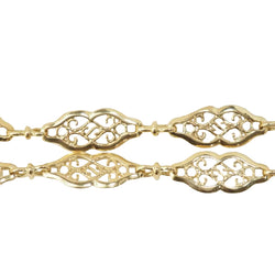 Bracelet maille filigrane en or jaune - Castafiore