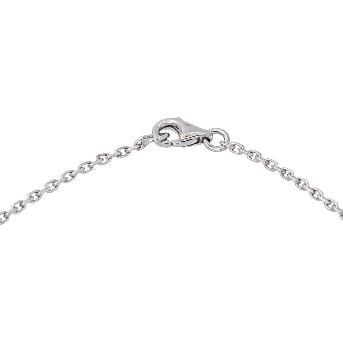 Bracelet Maille forçat Or blanc Nacre - Castafiore