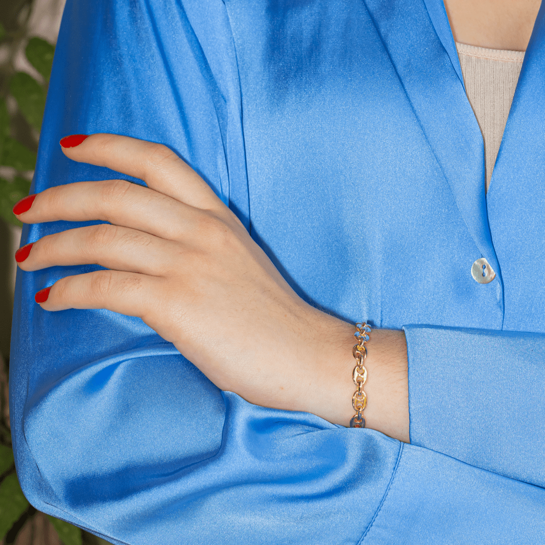 Bracelet Maille FRED en or jaune - Castafiore