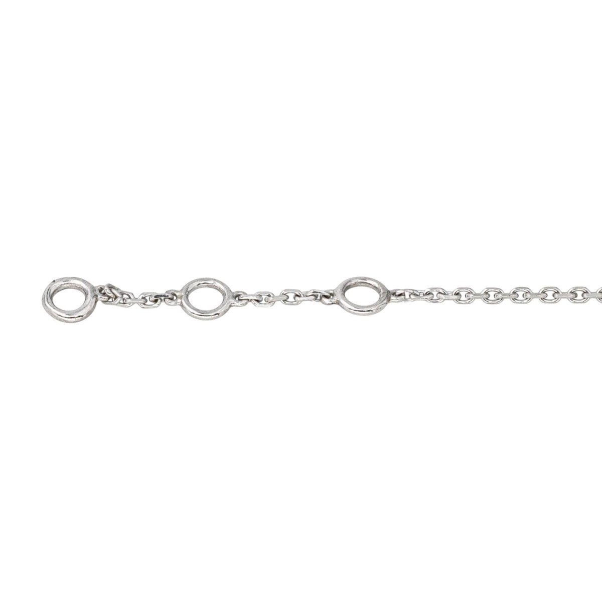 Bracelet Maille FRED "Success" en or blanc et diamants - Castafiore