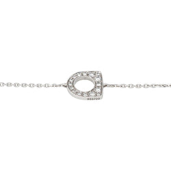 Bracelet Maille FRED "Success" en or blanc et diamants - Castafiore