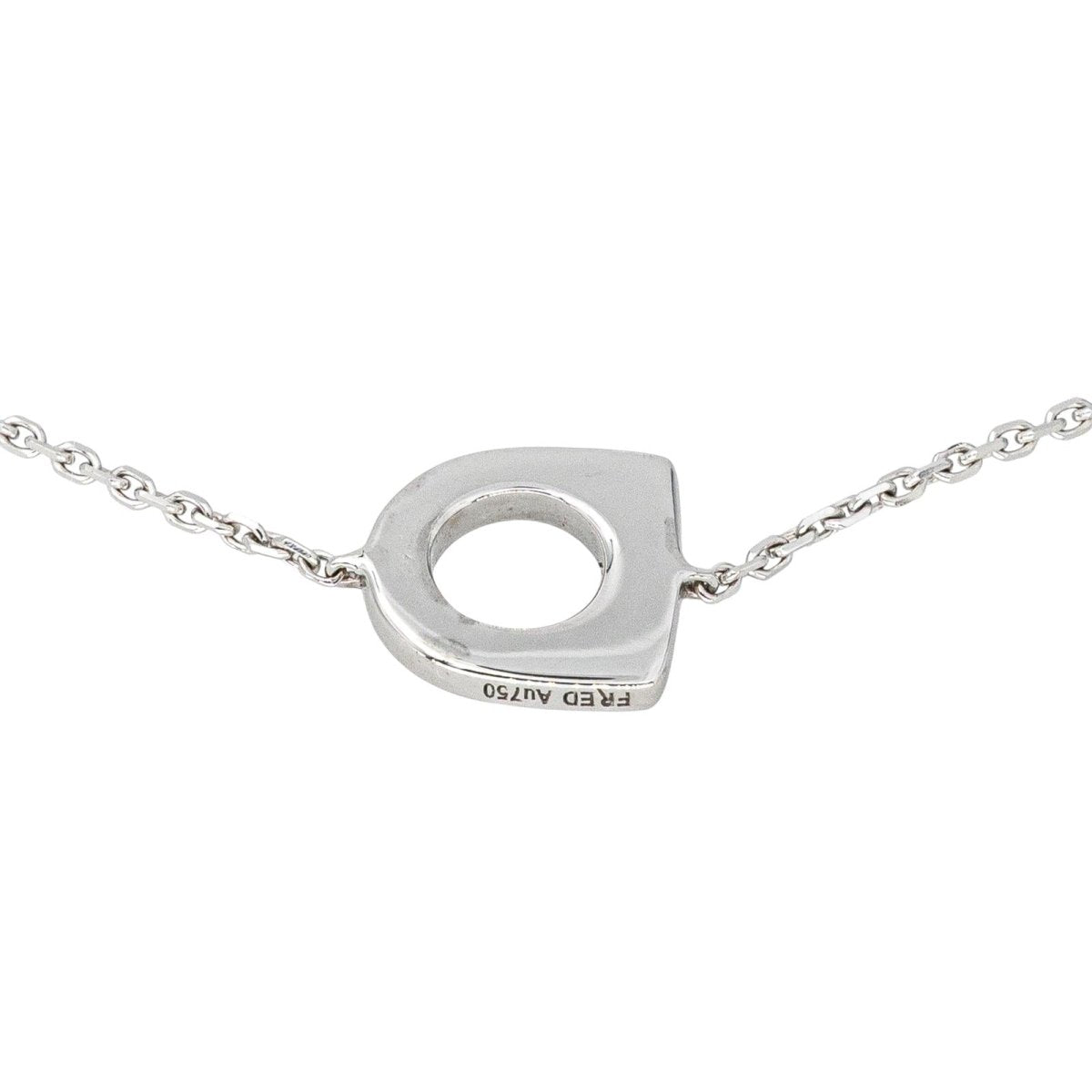 Bracelet Maille FRED "Success" en or blanc et diamants - Castafiore