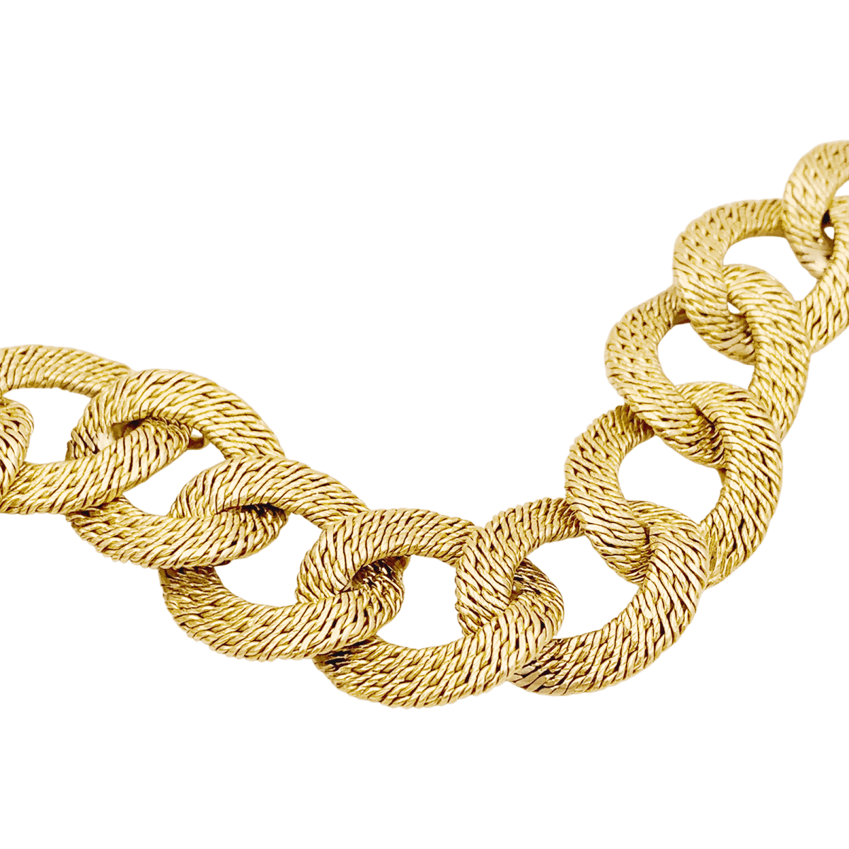 Bracelet Maille GEORGES L'ENFANT en or jaune - Castafiore