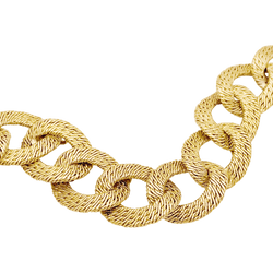 Bracelet Maille GEORGES L'ENFANT en or jaune - Castafiore