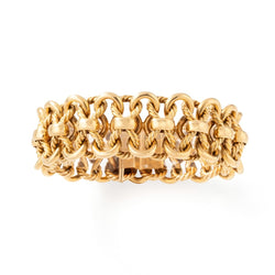 Bracelet Maille GEORGES LENFANT en or jaune - Castafiore