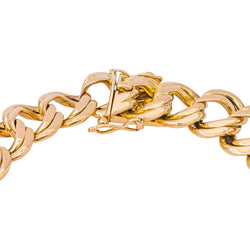 Bracelet Maille gourmette double Or rose - Castafiore