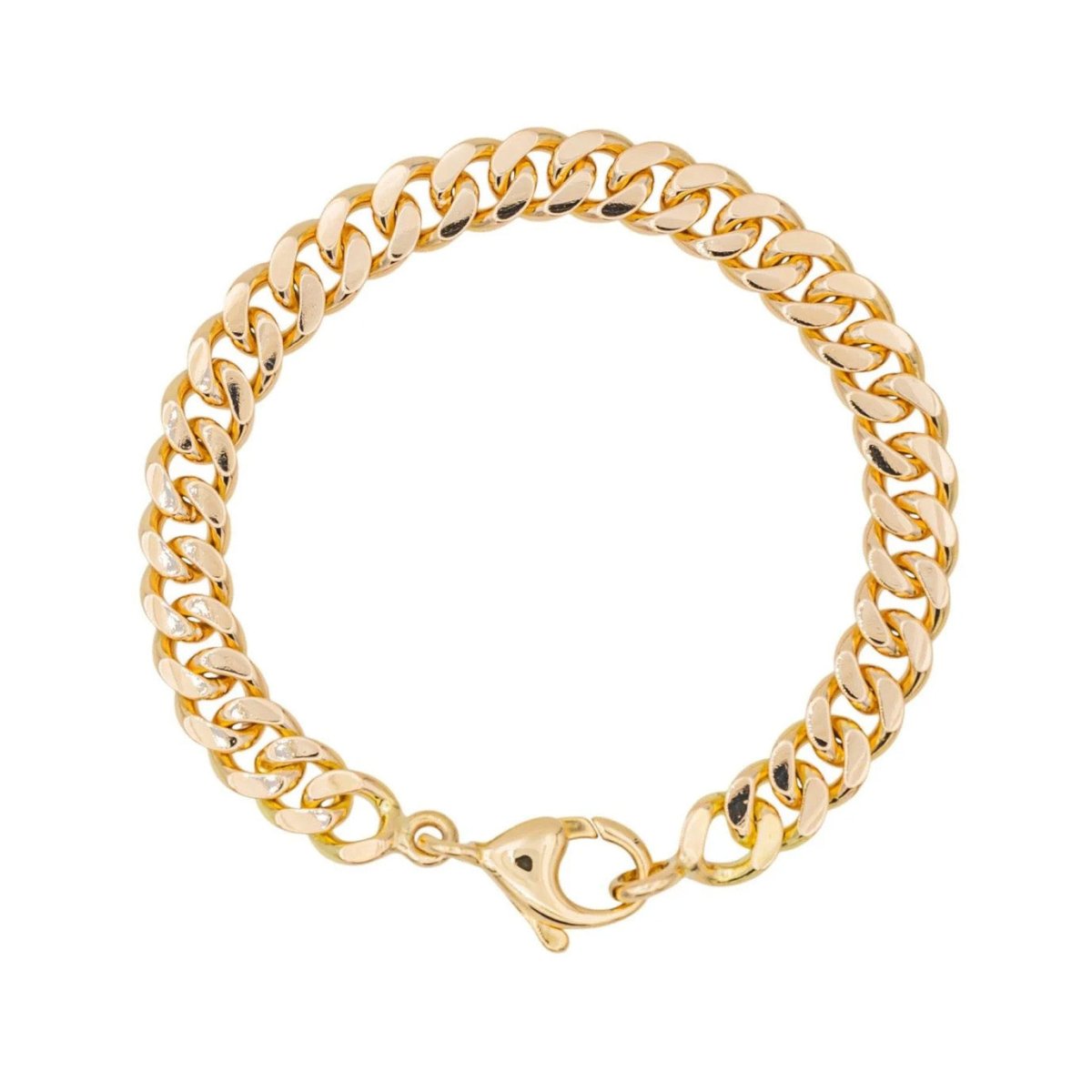 Bracelet Maille gourmette en or jaune - Castafiore