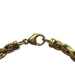 Bracelet maille gourmette en or jaune - Castafiore