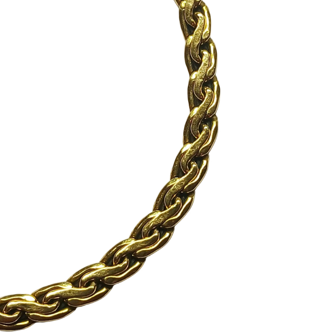 Bracelet maille gourmette en or jaune - Castafiore