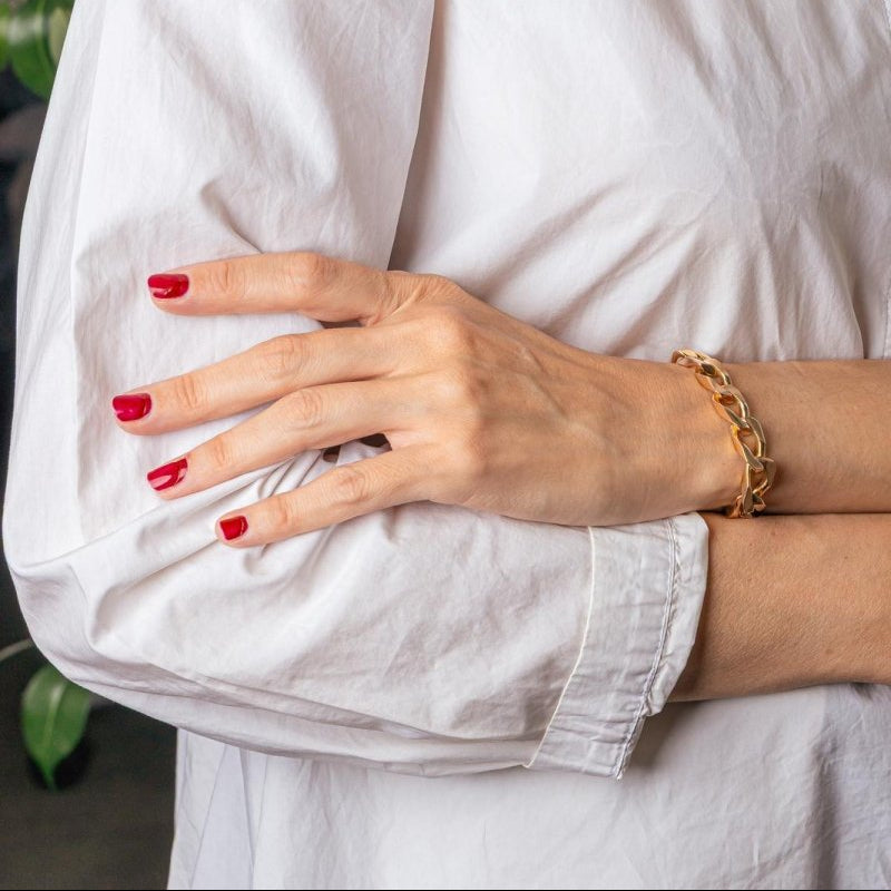 Bracelet Maille gourmette Or jaune - Castafiore