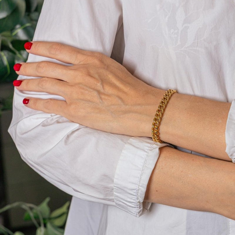Bracelet Maille gourmette Or jaune - Castafiore