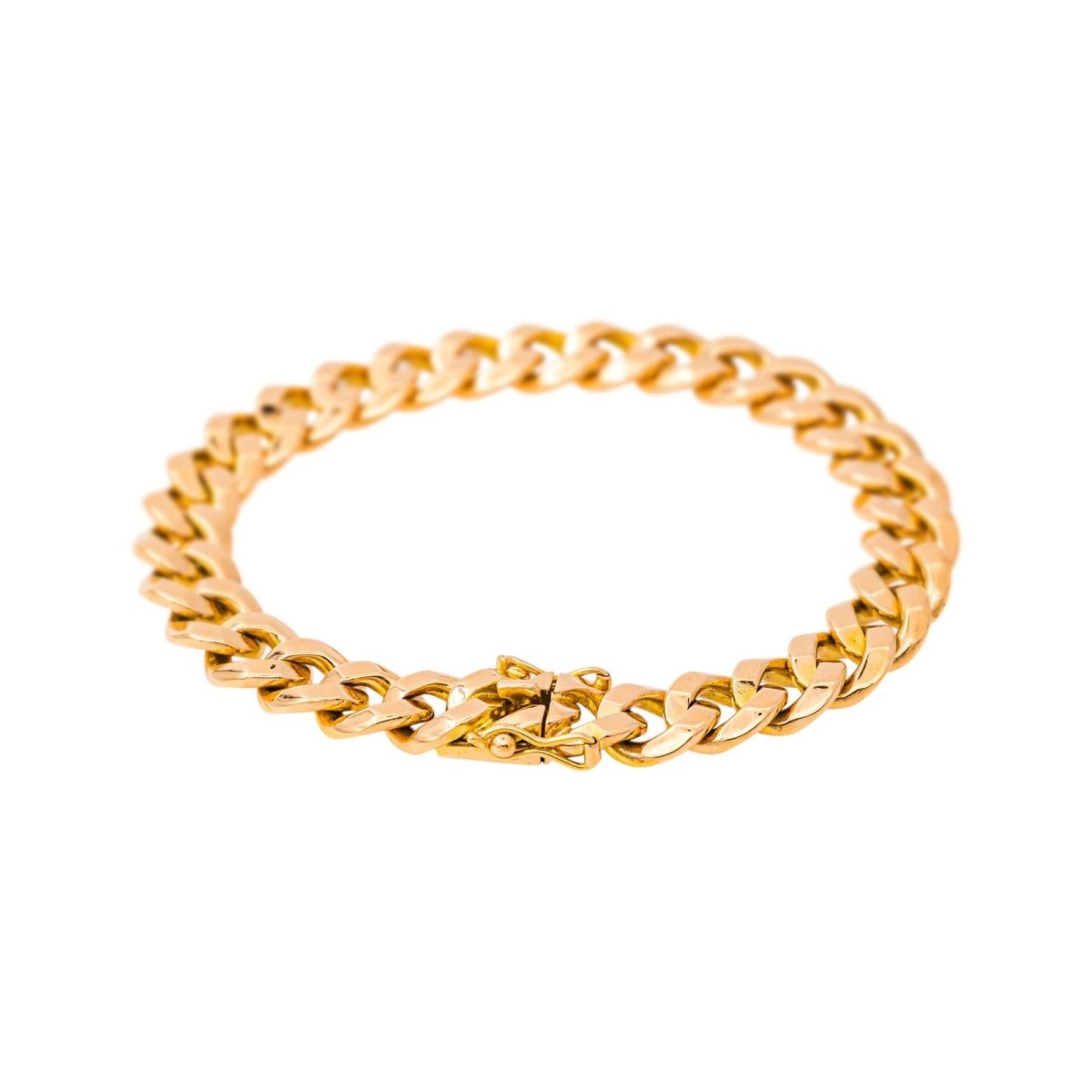 Bracelet Maille Gourmette Or rose - Castafiore