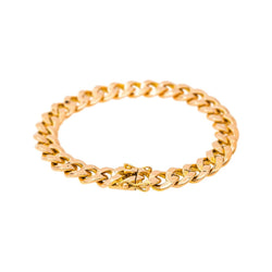 Bracelet Maille Gourmette Or rose - Castafiore