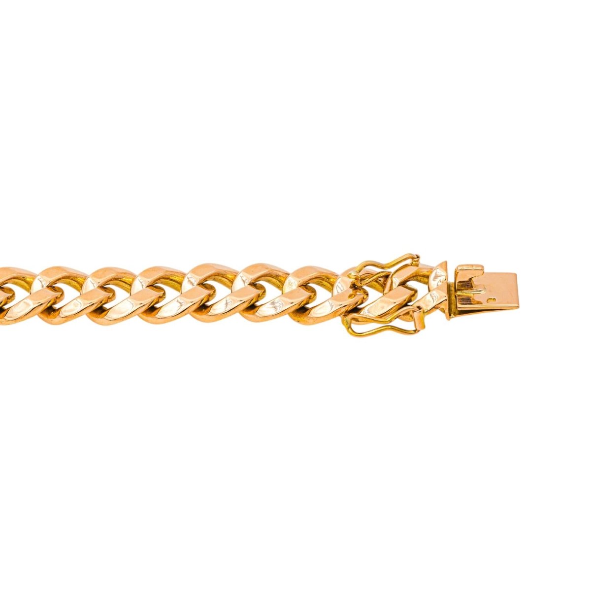 Bracelet Maille Gourmette Or rose - Castafiore