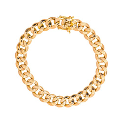 Bracelet Maille Gourmette Or rose - Castafiore