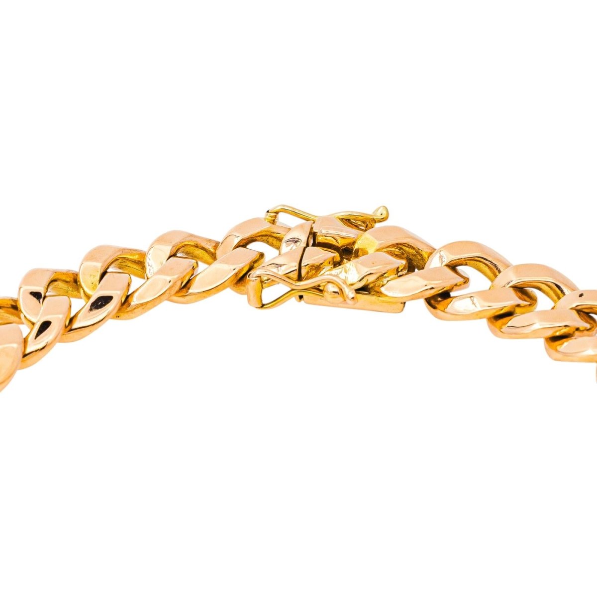 Bracelet Maille Gourmette Or rose - Castafiore