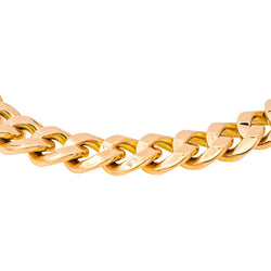 Bracelet Maille Gourmette Or rose - Castafiore