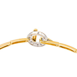 Bracelet Maille GUY LAROCHE en or jaune et diamant - Castafiore