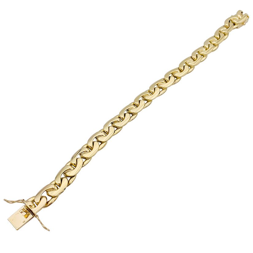 Bracelet maille "Haricot", or jaune - Castafiore