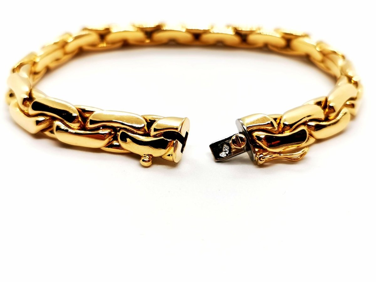 Bracelet Maille haricot Or jaune - Castafiore