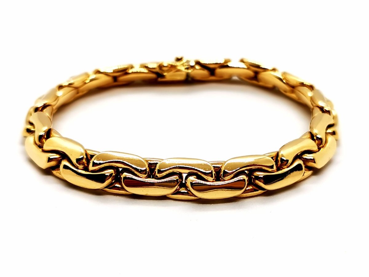 Bracelet Maille haricot Or jaune - Castafiore