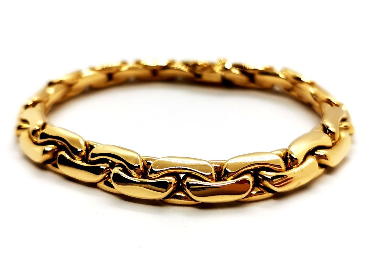 Bracelet Maille haricot Or jaune - Castafiore