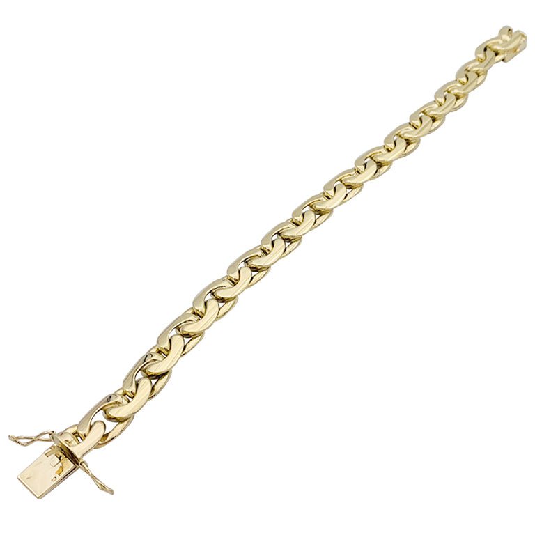 Bracelet maille "Haricot", or jaune - Castafiore