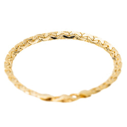 Bracelet Maille haricot Or jaune - Castafiore