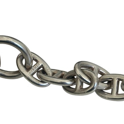 Bracelet Maille HERMÈS "Chaîne d'ancre" PM en argent - Castafiore