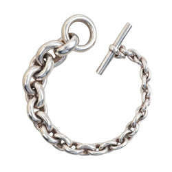 Bracelet Maille HERMÈS "Crescendo" en argent - Castafiore