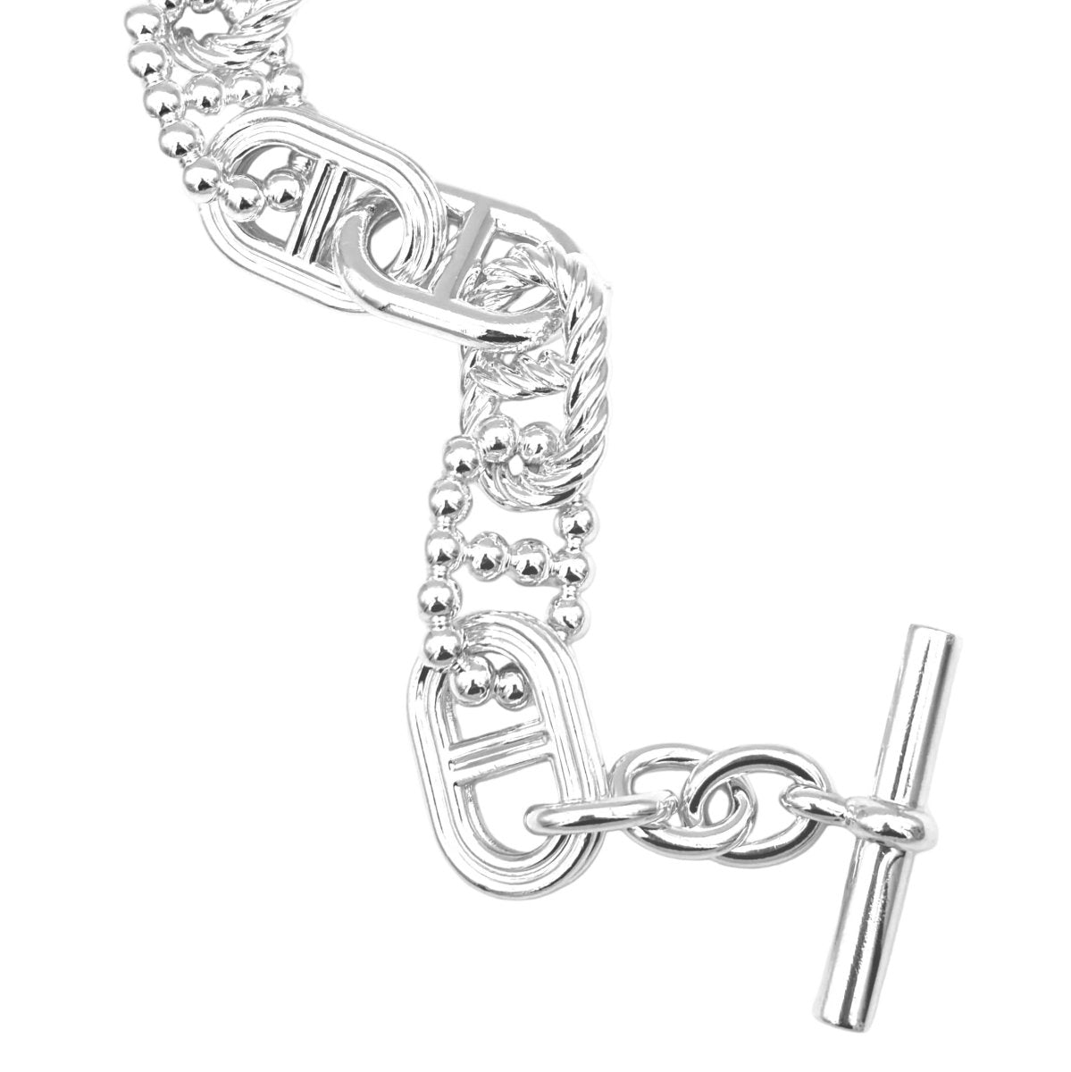 Bracelet Maille HERMÈS "Parade" en argent - Castafiore