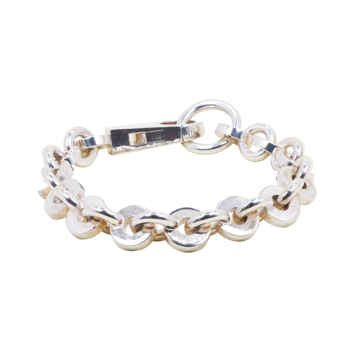 Bracelet Maille HERMÈS "Voltige" en argent - Castafiore