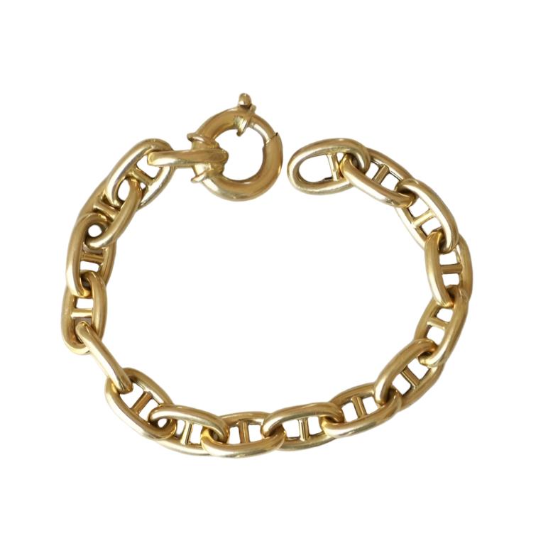 Bracelet maille marine en or jaune - Castafiore
