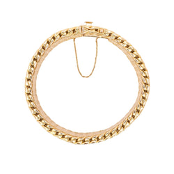 Bracelet Maille Milanaise en or jaune - Castafiore