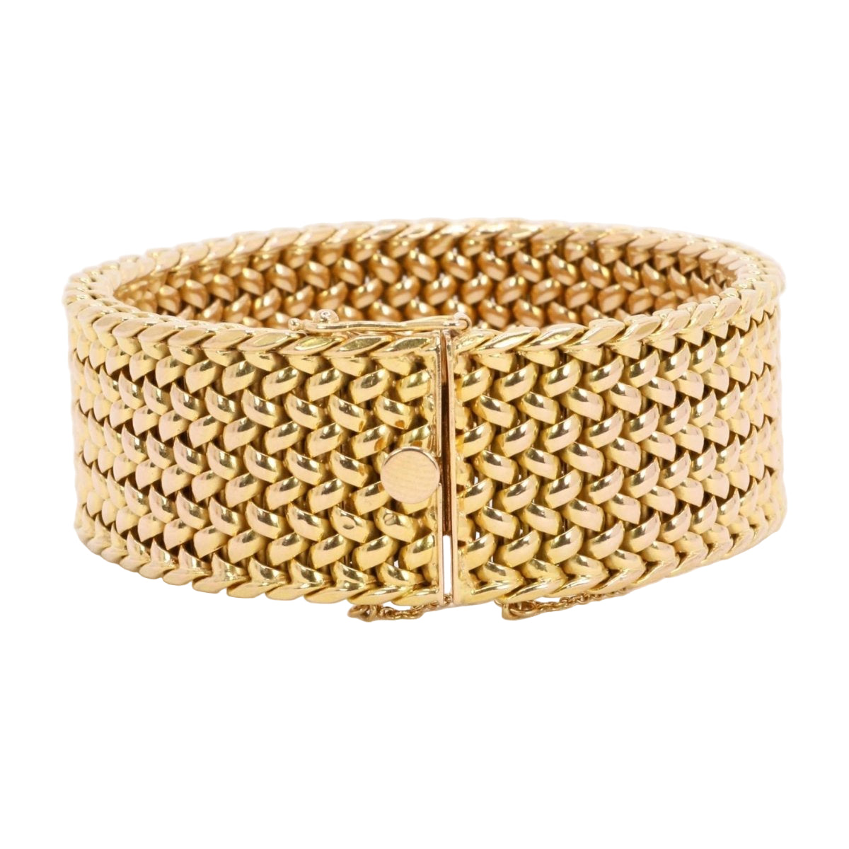 Bracelet Maille Milanaise en or jaune - Castafiore