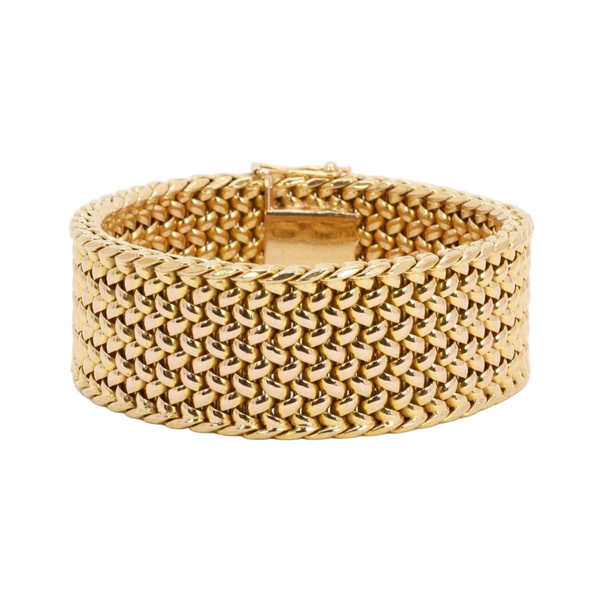 Bracelet Maille Milanaise en or jaune - Castafiore
