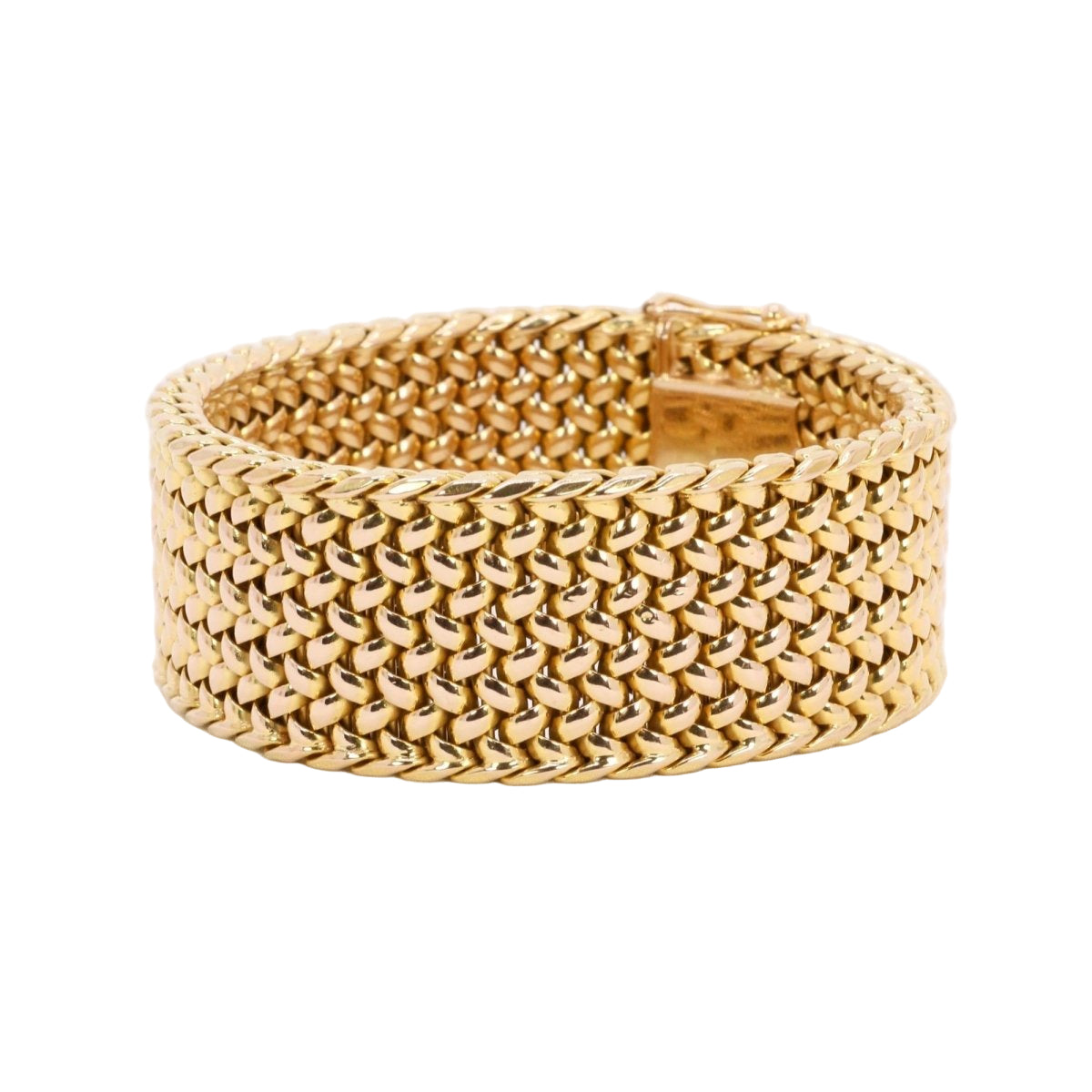 Bracelet Maille Milanaise en or jaune - Castafiore