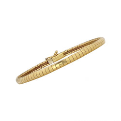 Bracelet maille oméga en or jaune - Castafiore