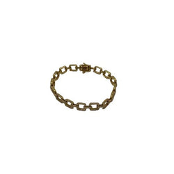 Bracelet Maille PADANI en or jaune et diamants - Castafiore