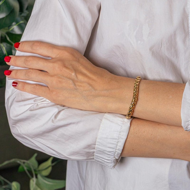 Bracelet Maille palmier Or jaune - Castafiore
